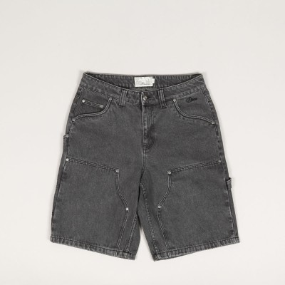 Dime Carpenter Denim Shorts Fade Black